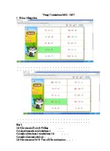Đề thi Violympic môn Toán lớp 1 vòng 12 - Năm học 2016-2017